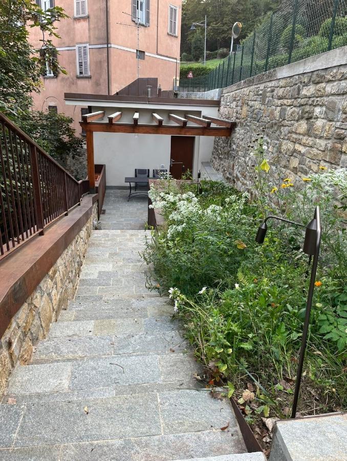 Verde Rame In Citta' Alta Con Garage Charme E Relax Lägenhet Bergamo Exteriör bild